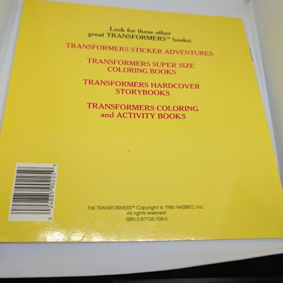 1986 Transformers Softcover Big Looker Storybook "The Story of Wheelie" - Picture 2 of 3